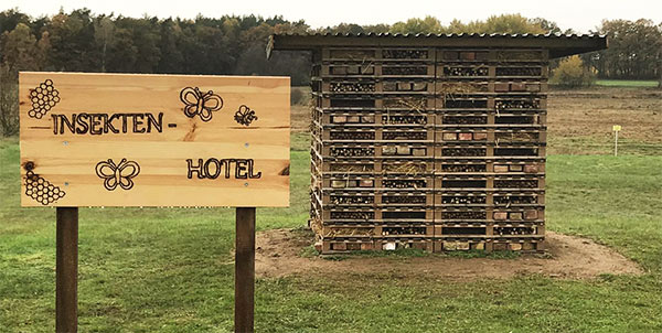 Insektenhotel in Bork